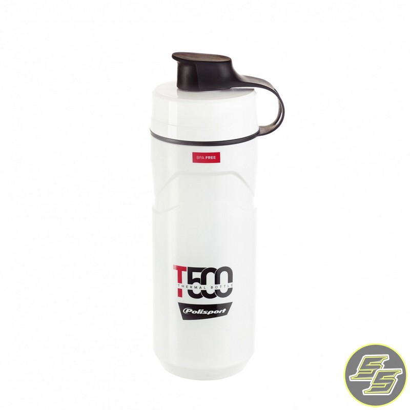 Polisport Thermal Water Bottle T500 White/Red
