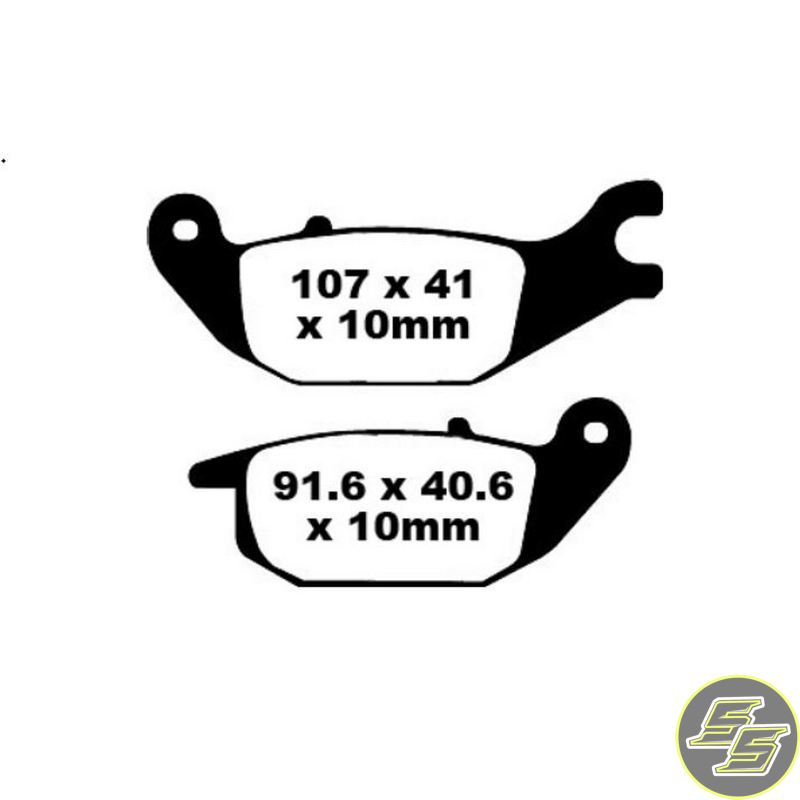 Premier Brake Pad Organic Standard FA343