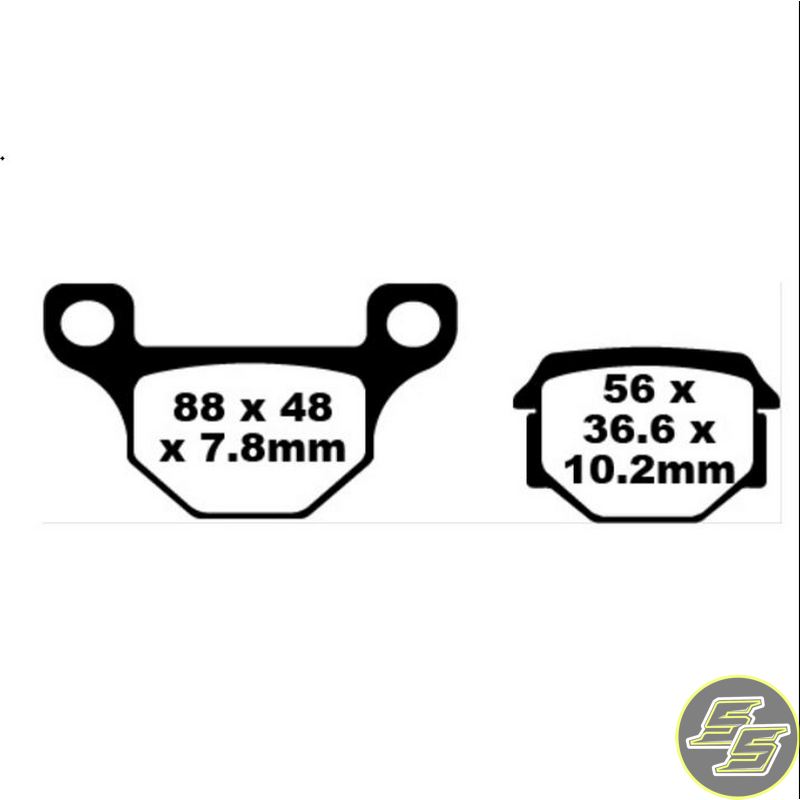 Premier Brake Pad Organic Standard FA93