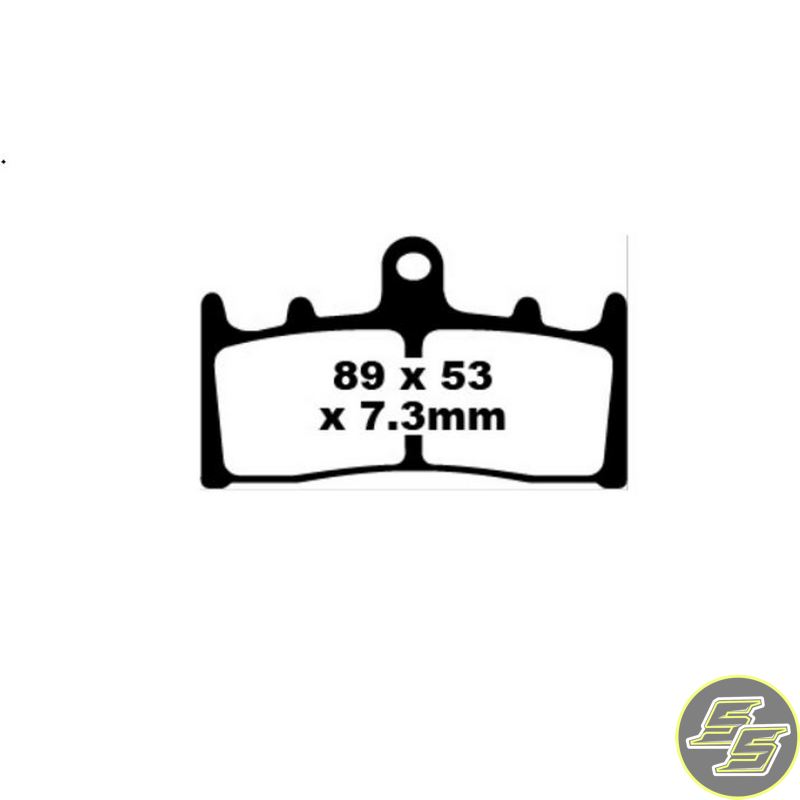 Premier Brake Pad Street Sintered Double H FA188HH