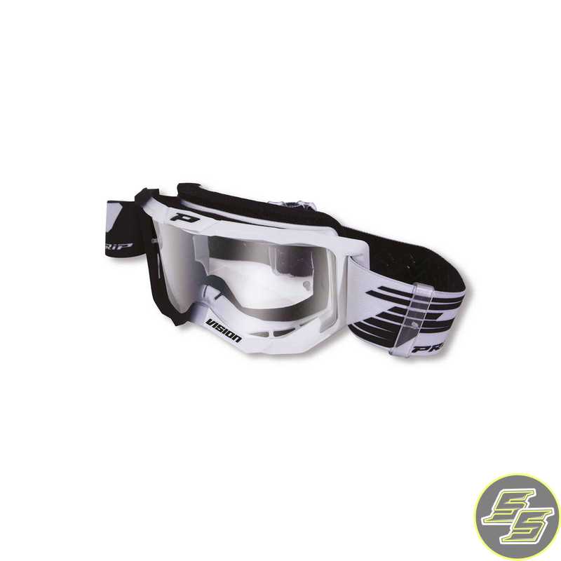 Progrip Goggle Vision TR Black/White w Clear Lens