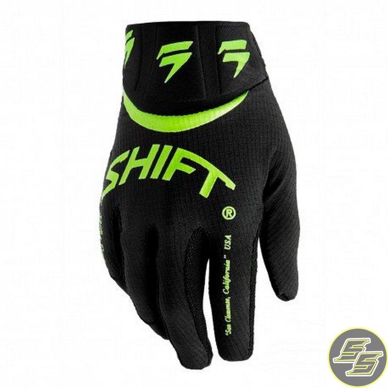 Shift MX Glove White Label Bliss Youth Flo Yellow S