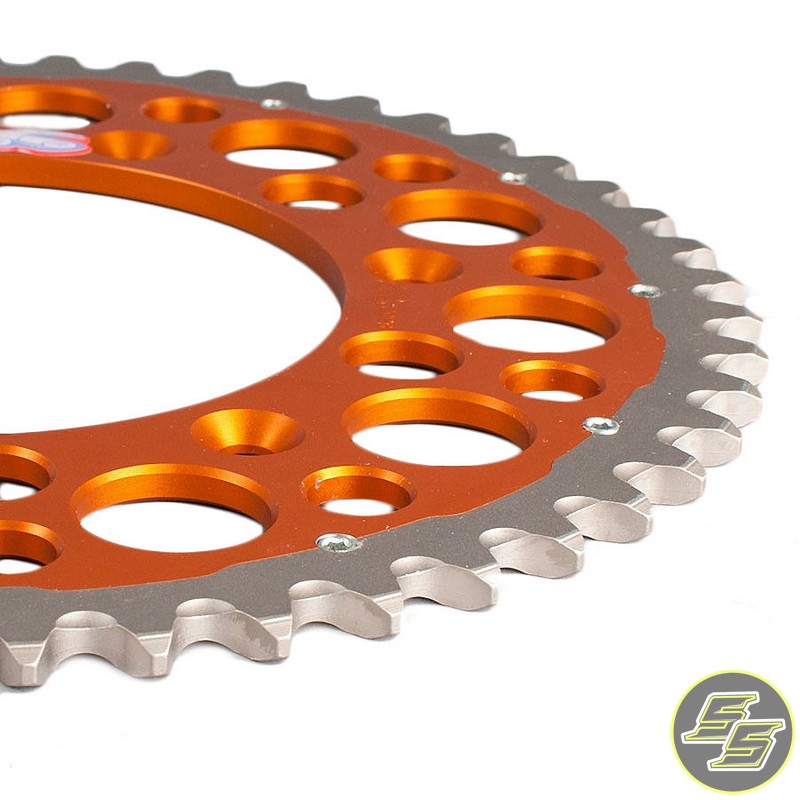 Renthal Sprocket KTM 125-450 Rear-52T Twinring Orange