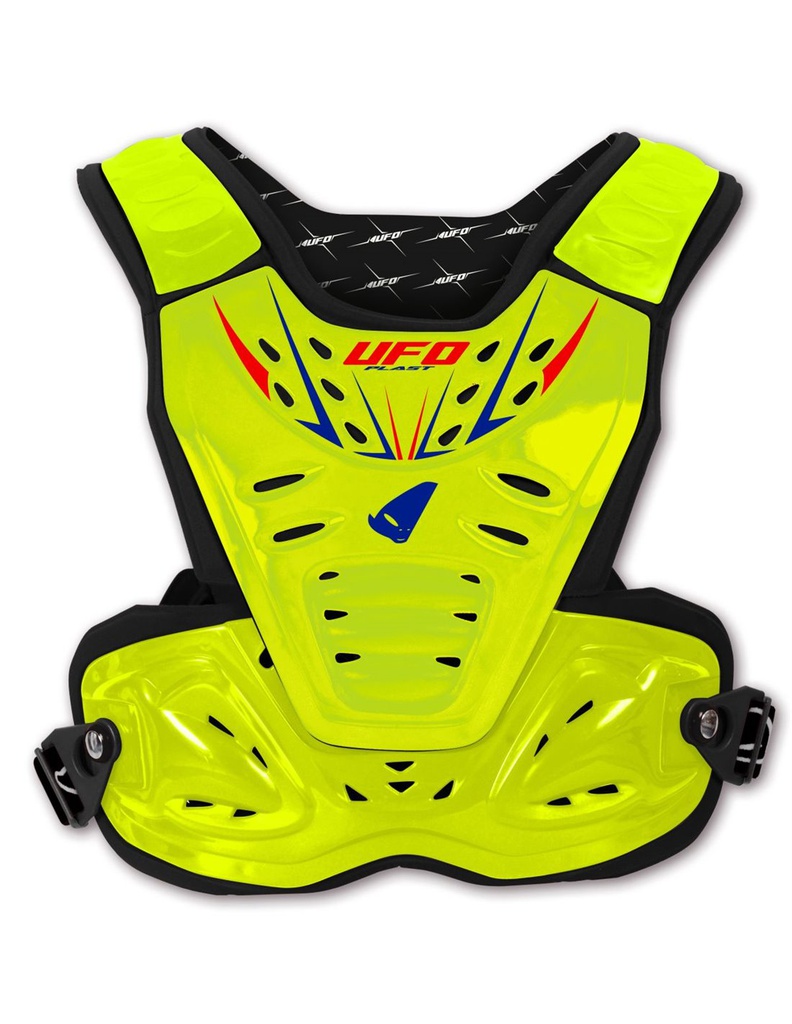 UFO MX Reactor 2 Evolution Chest Protector Youth Neon Yellow