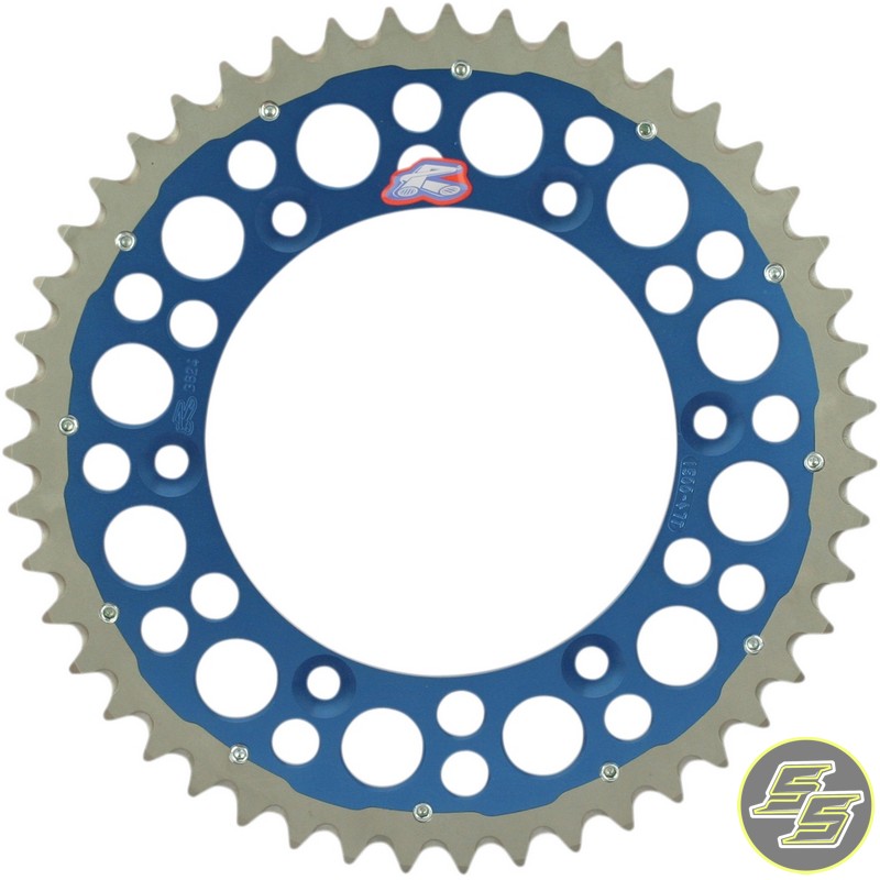 Renthal Sprocket Yamaha YZ125-450 Rear-49T Twinring Blue