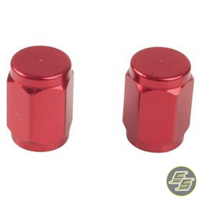 Tusk Air Valve Cap Red 2pc