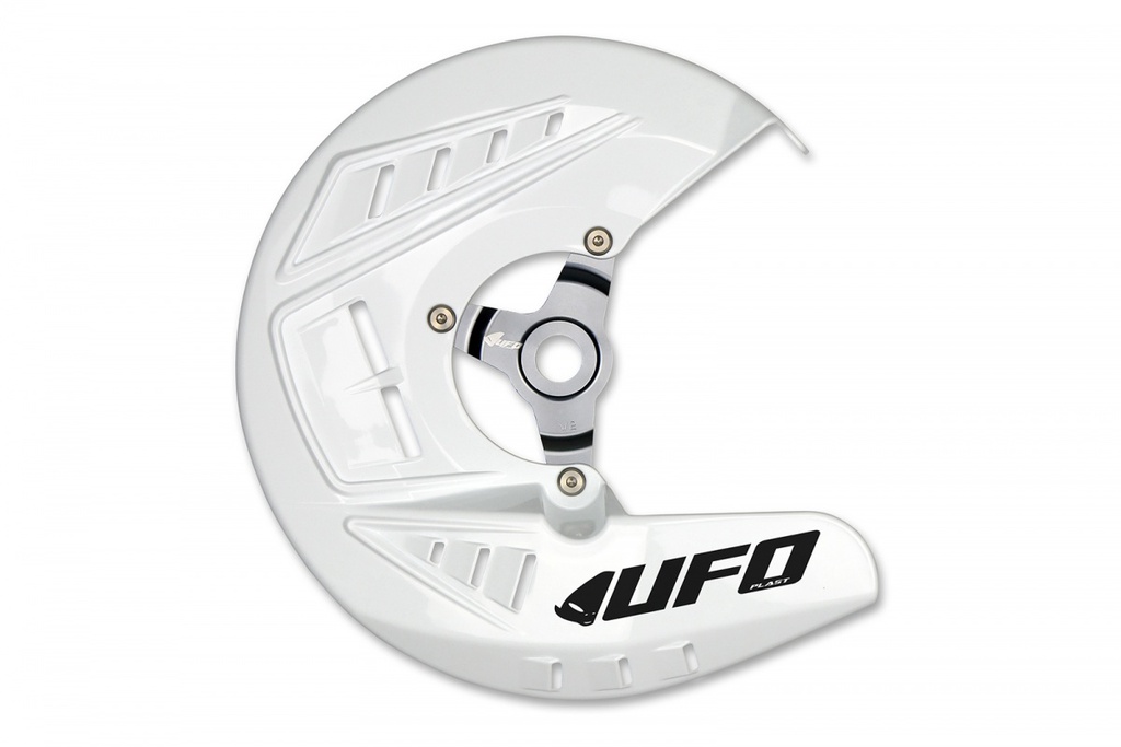 UFO Front Disc Guard Yamaha YZF250|450 '14-21 White