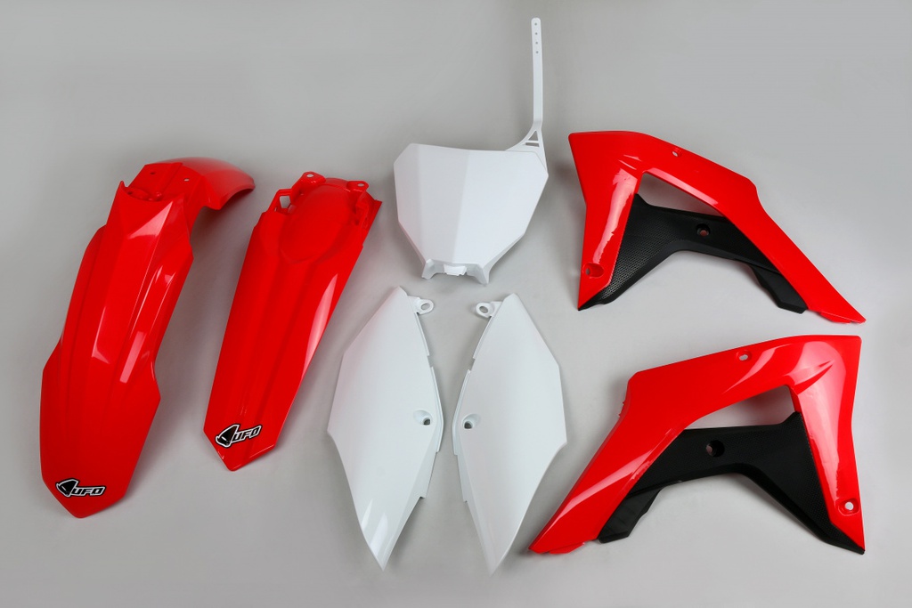 UFO Plastics Kit Honda CRF250RX|450RX '18-21 OEM Red/White/Black
