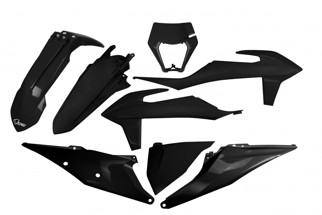 UFO Plastics Kit KTM EXC|EXCF '20-21 Black