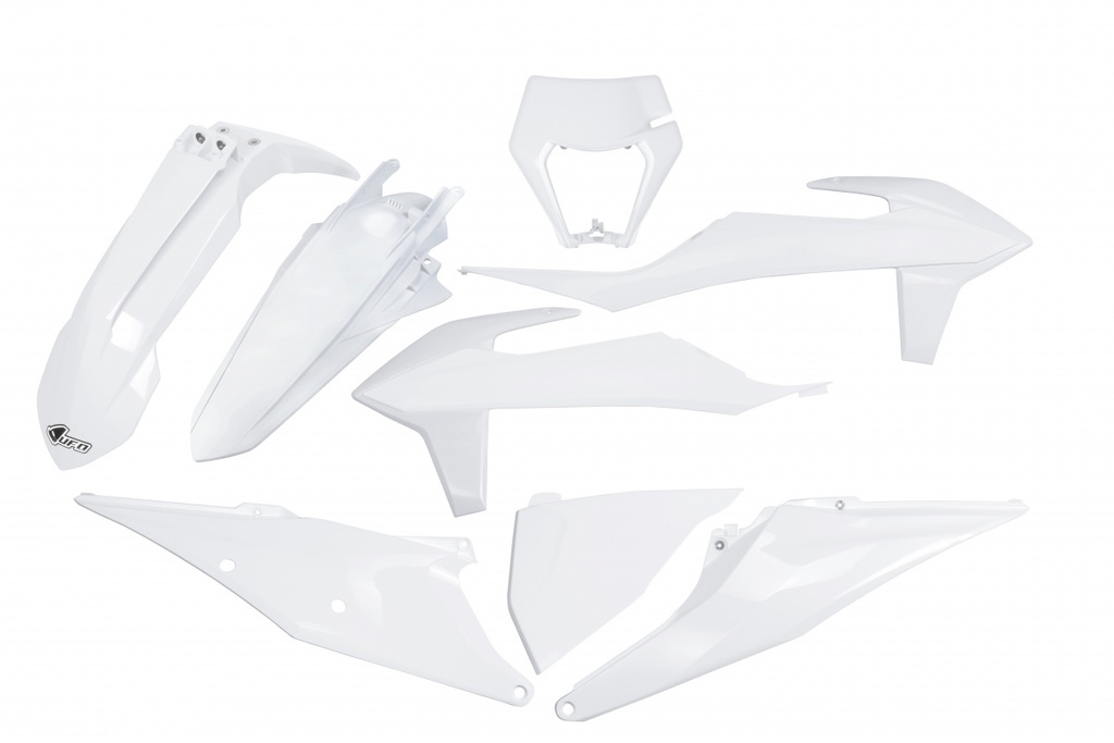 UFO Plastics Kit KTM EXC|EXCF '20-21 White