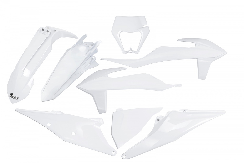 UFO Plastics Kit KTM EXC|EXCF 6 Days ED '20-21 White