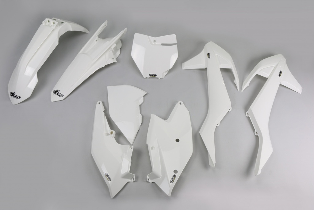 UFO Plastics Kit KTM SX|SXF '16-18 White 047