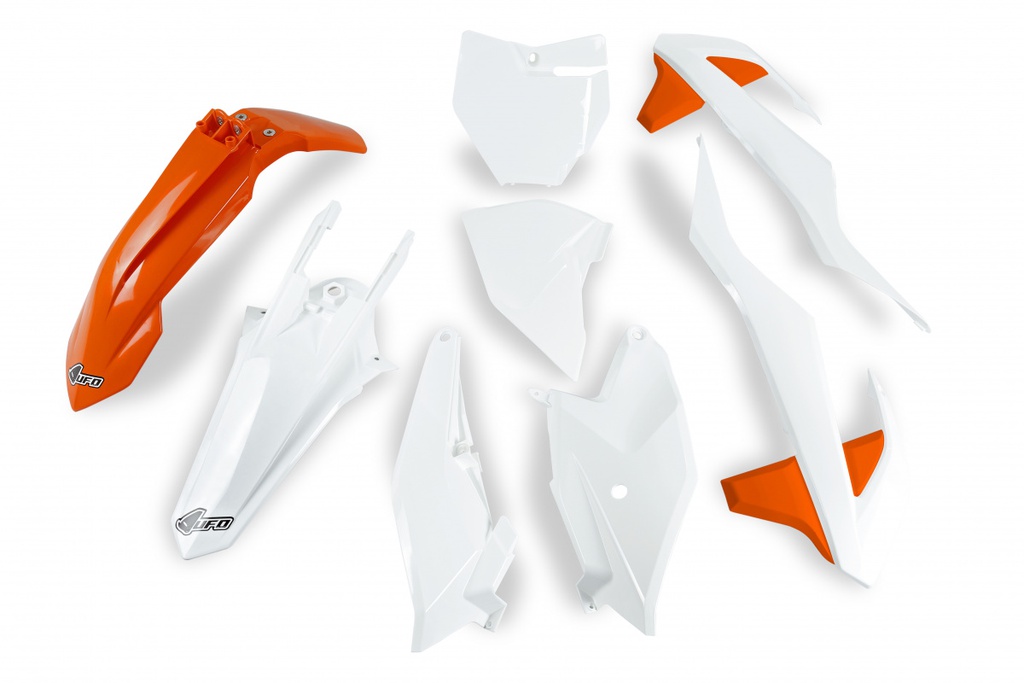 UFO Plastics Kit KTM SX85 '18-22 OEM White/Orange
