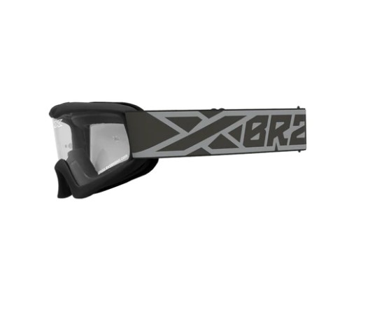 EKS Brand X-Grom Clear Youth Goggle Black/Silver
