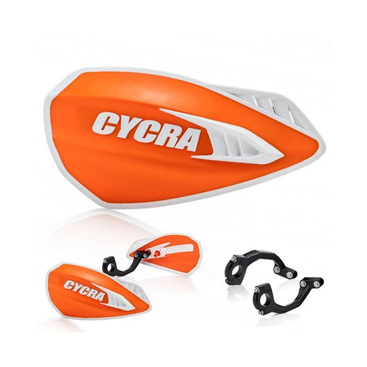 Cycra Cyclone Handguard Orange/White