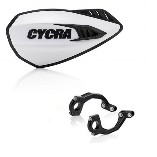 Cycra Cyclone Handguard White/Black