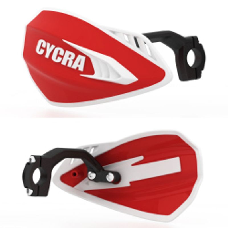 Cycra Cyclone Handguard Red/White