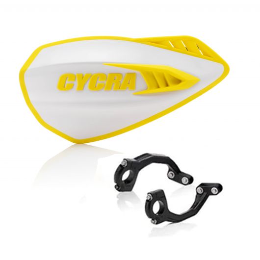 Cycra Cyclone Handguard White/Yellow