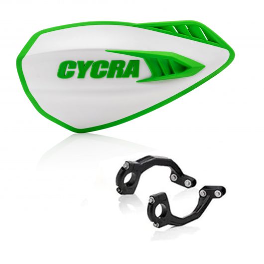 Cycra Cyclone Handguard White/Green