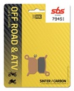 SBS Brake Pads Off Road & ATV Sinter/Carbon FA325R/794SI