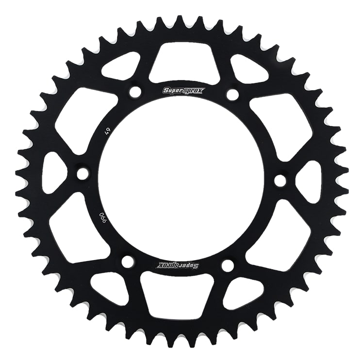 Supersprox Aluminium Rear Sprocket 49T Black KTM|HSQ 125-701cc