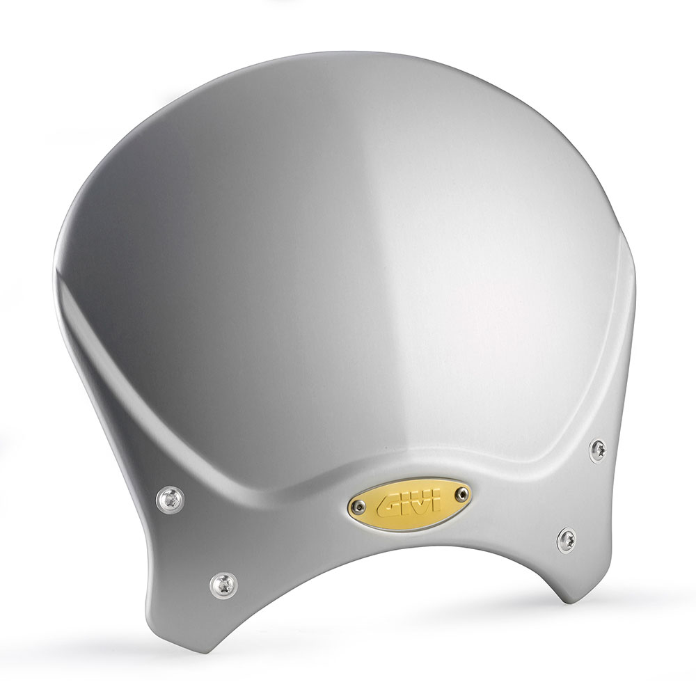 Givi 100AL Alu Universal Café Racer Screen Silver