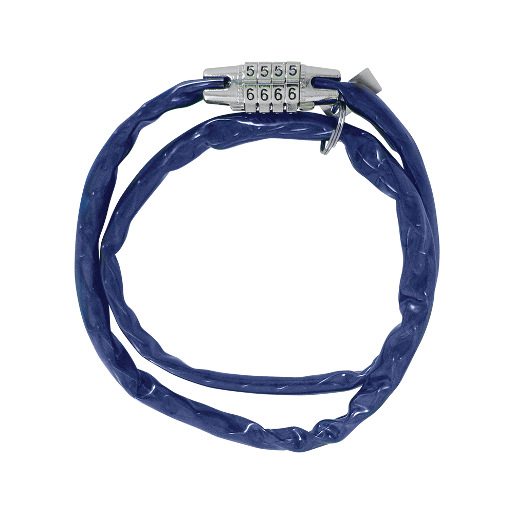 Oxford Combi Chain Combination Lock 36'' Blue