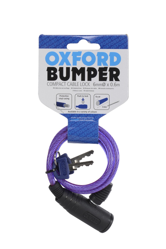 Oxford Bumper Lock Purple
