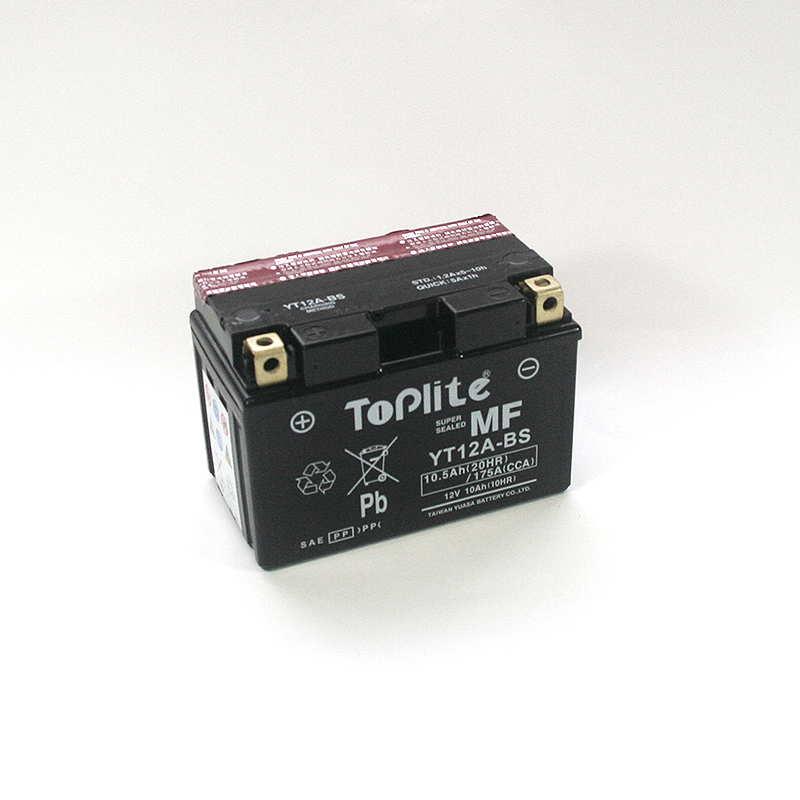 Toplite Battery YT12A-BS Dry with Acid