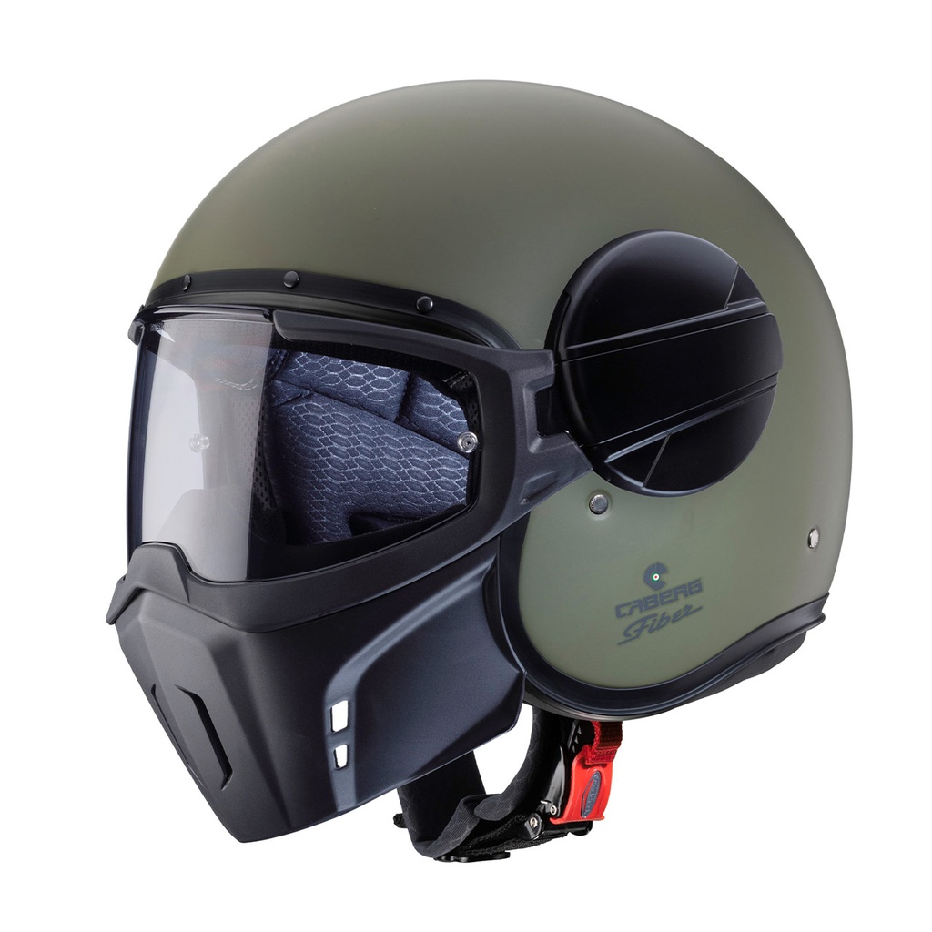 Caberg Ghost Jet Helmet 29 Matt Military Green