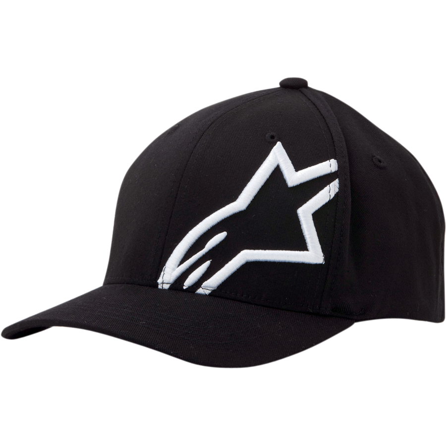 Alpinestars Cap Corp Shift 2 Curved Bill Hat Black/White