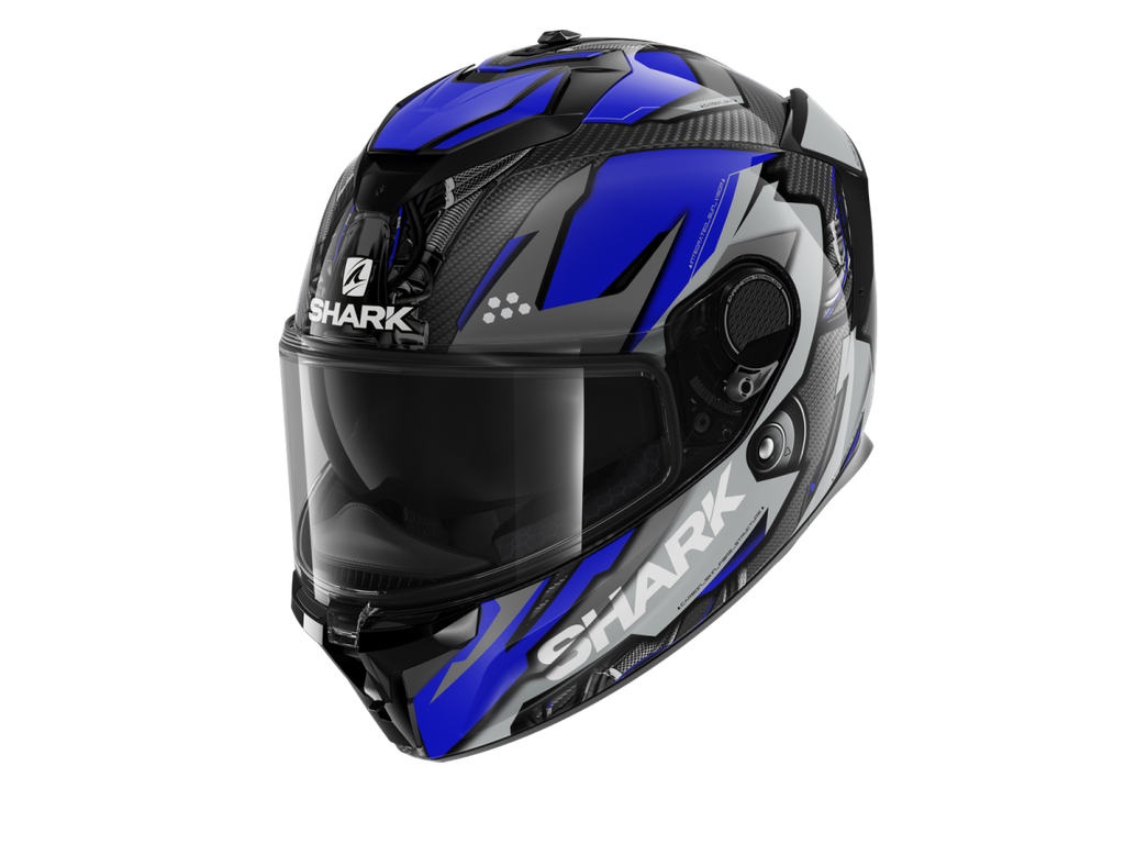 Shark Spartan GT Carbon Urikan Full Face Helmet Black/Blue