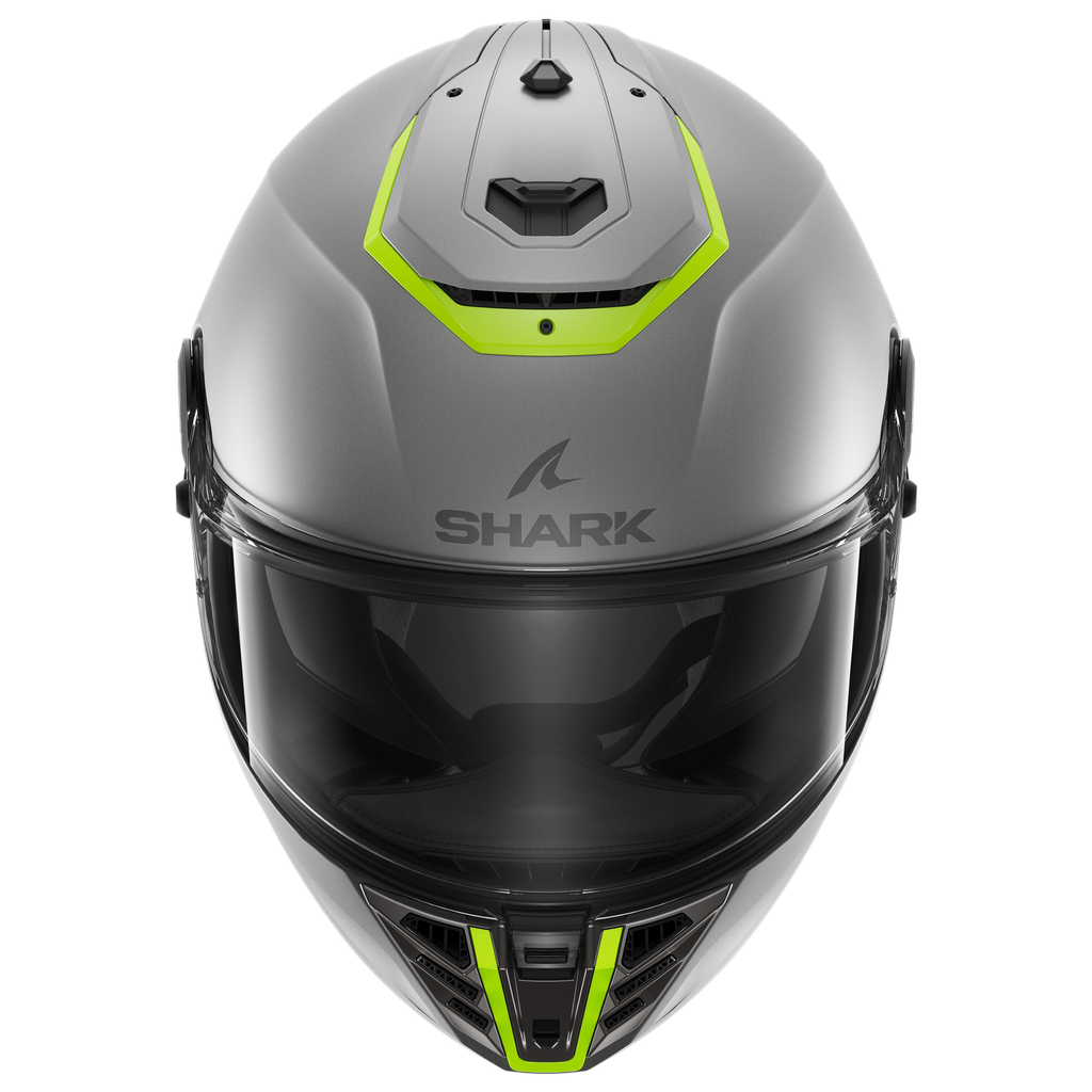Shark Spartan RS Blank Full Face Helmet Matt Grey/Yellow