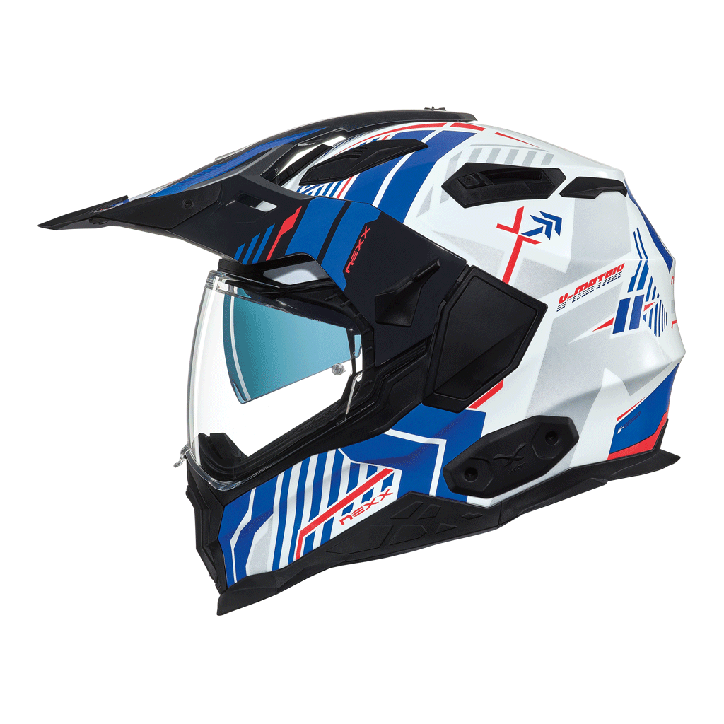 Nexx X.WED2 Wild Country Adventure Helmet White/Blue