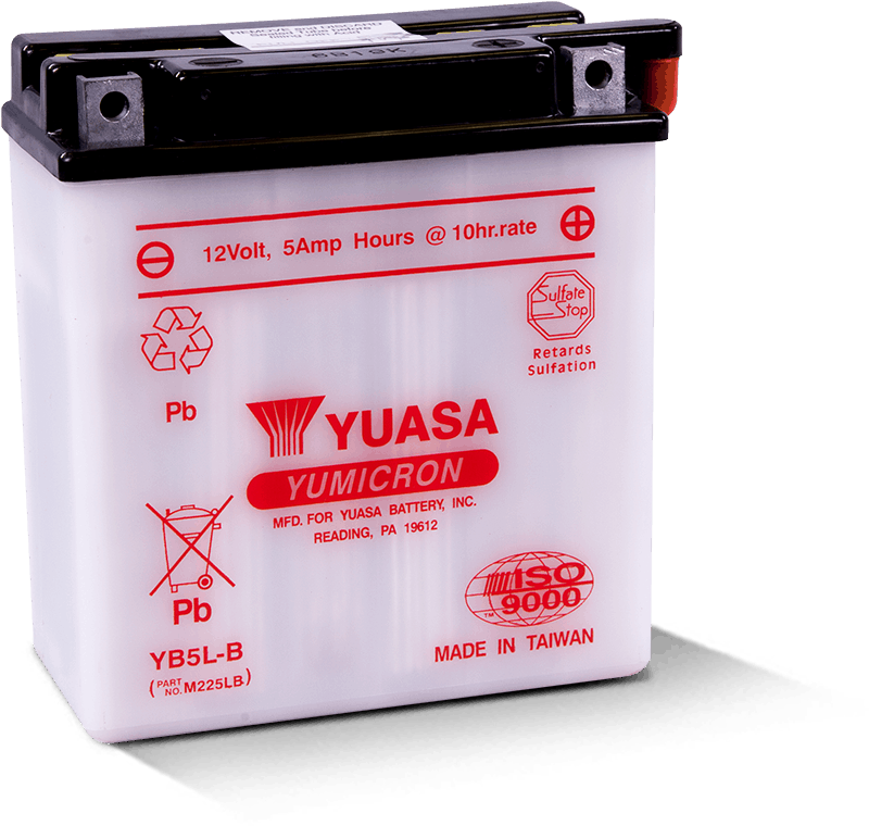 Yuasa Battery YB5L-B BA Dry with Acid