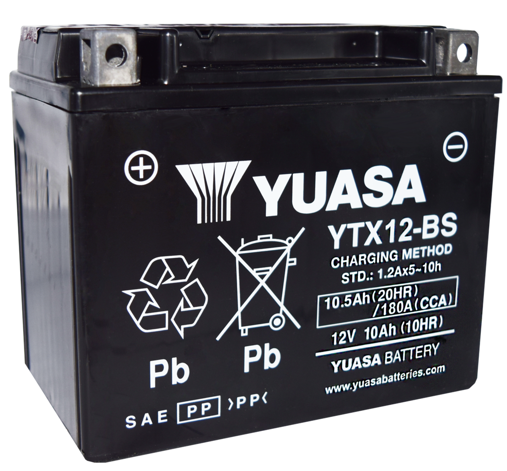 Yuasa Battery YTX12BS Dry with Acid