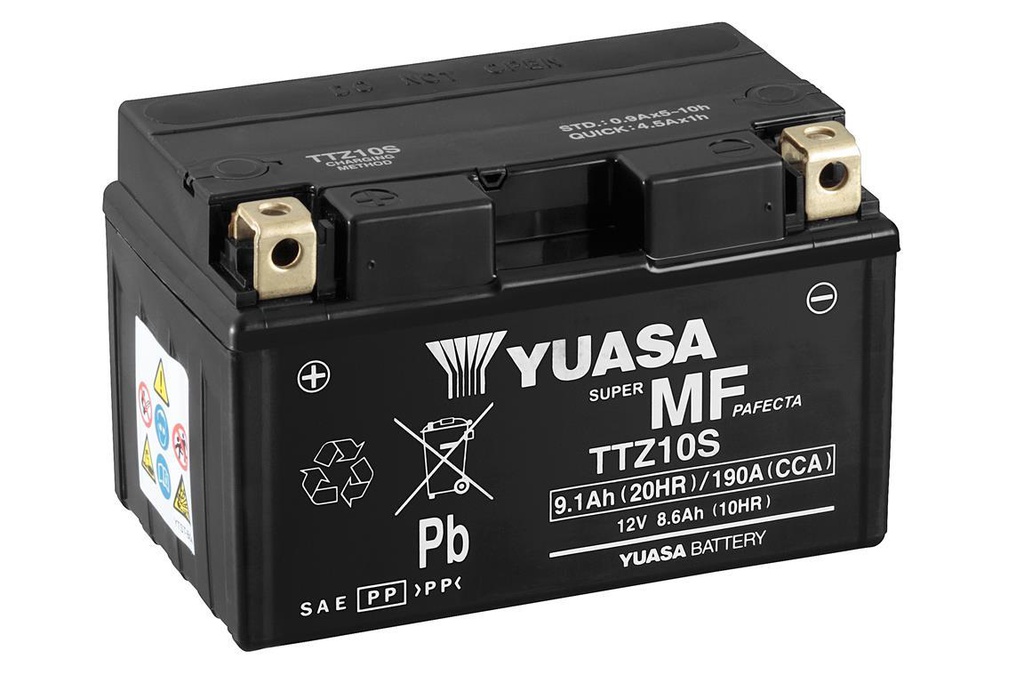 Yuasa Battery TTZ10S Dry with Acid