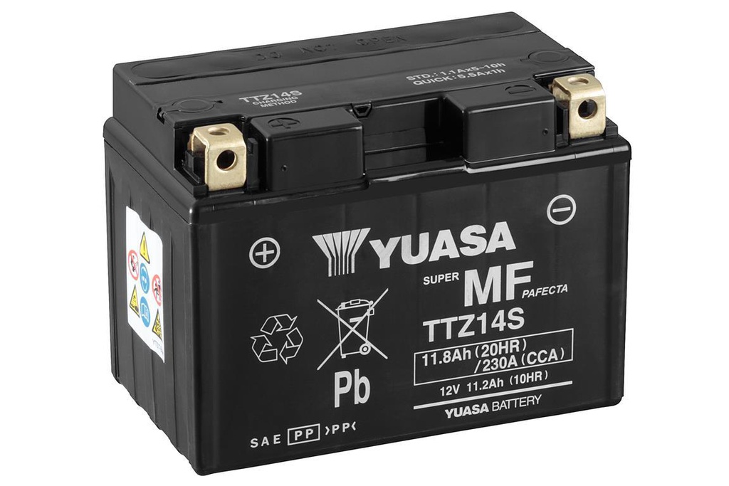 Yuasa Battery TTZ14S Dry with Acid