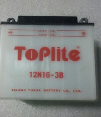 Toplite Battery 12N16-3B Dry No Acid