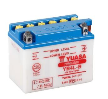 Toplite Battery YB4L-B Dry No Acid