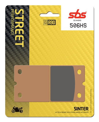 [SBS-506HS] SBS Brake Pad FA18 Street Sinter Front