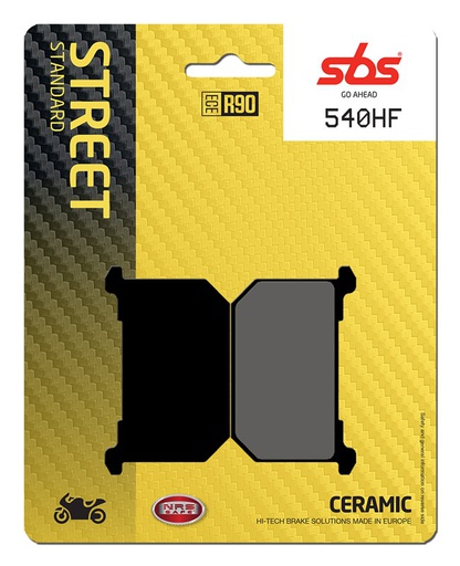 [SBS-540HF] SBS Brake Pad FA68 Ceramic