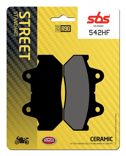 [SBS-542HF] SBS Brake Pad FA69/3 Ceramic