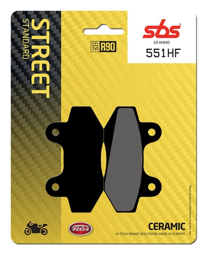 [SBS-551HF] SBS Brake Pad FA86 Ceramic