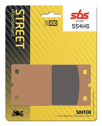 [SBS-554HS] SBS Brake Pad FA77 Street Sinter Front