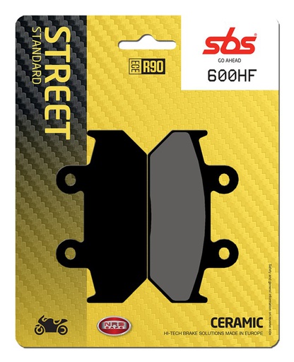 [SBS-600HF] SBS Brake Pad FA124 Ceramic