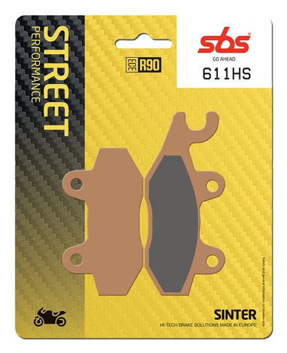 [SBS-611HS] SBS Brake Pad FA135 Street Sinter Front
