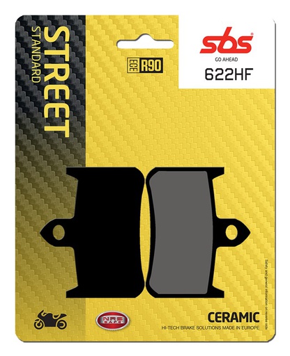 [SBS-622HF] SBS Brake Pad FA187 Ceramic