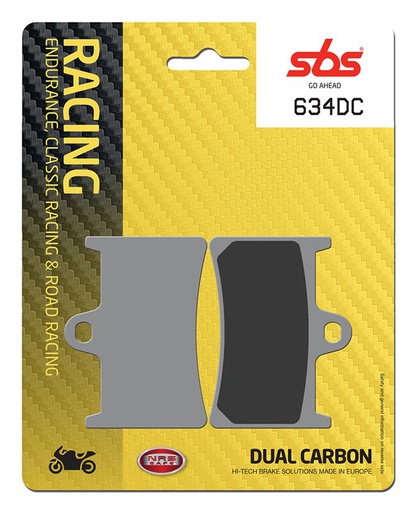 [SBS-634DC] SBS Brake Pad FA252 Racing Dual Carbon Front