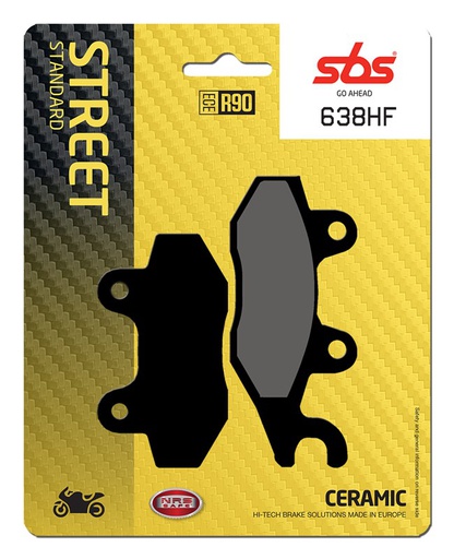 [SBS-638HF] SBS Brake Pad FA165/FA215 Ceramic